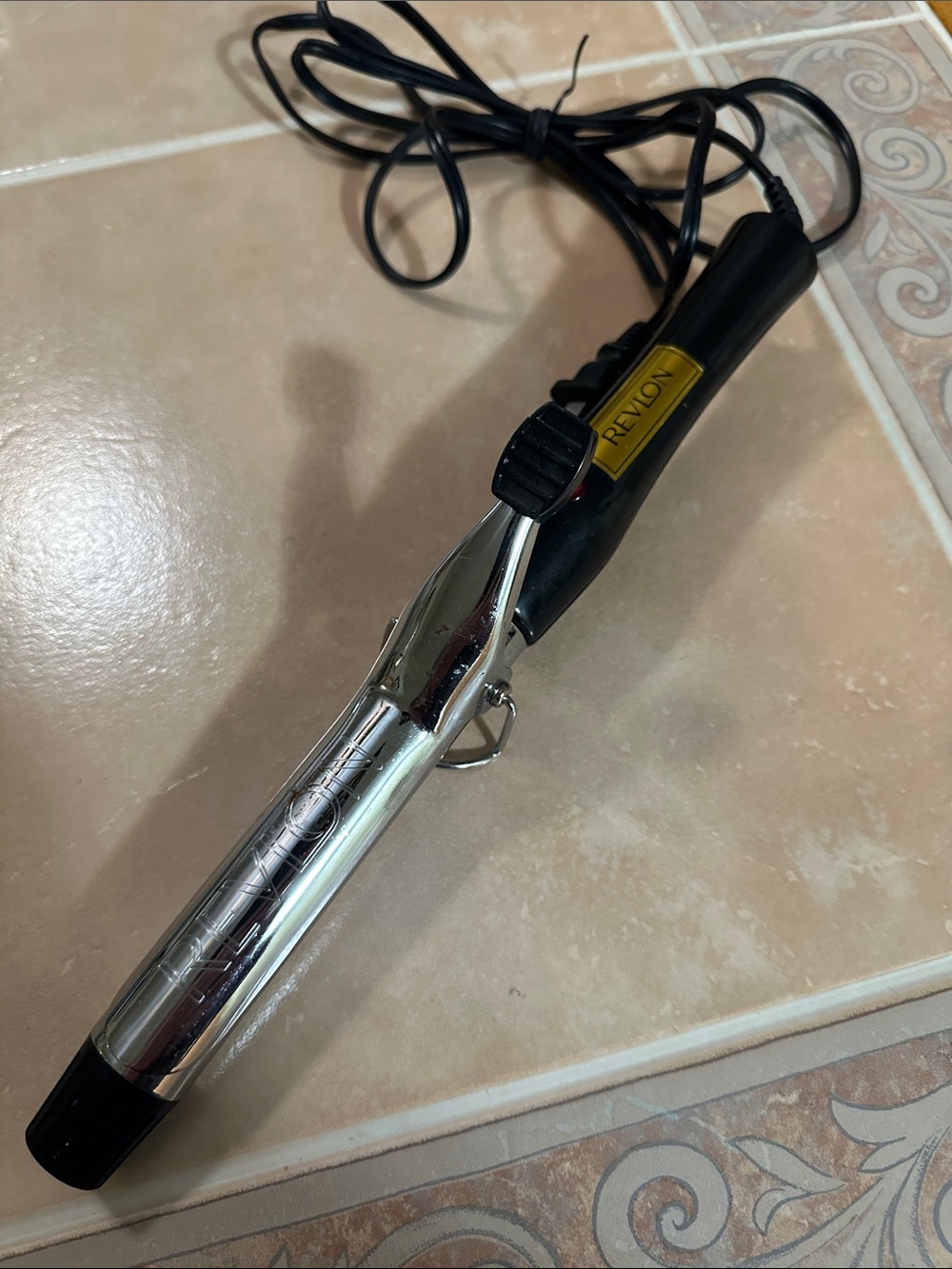 Revlon Black and Silver Curling Iron